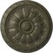 Ekena Millwork Kirke Ceiling Medallion (Fits Canopies up to 3 3/4"), Hand-Painted Witch Hazel, 15 3/4"OD x 5/8"P CM16KIWHF - alternate 1